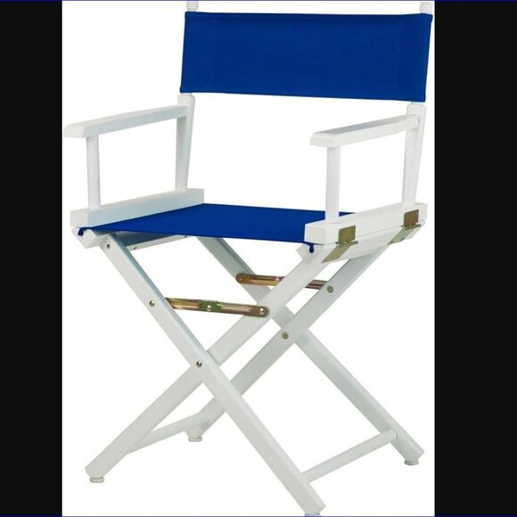 POTTERY BARN Director's Chair Cover - Blue - One Chair Cover - NEW - Picture 1 of 16